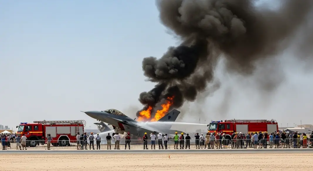 Tejas Jet Crash at Dubai Airshow