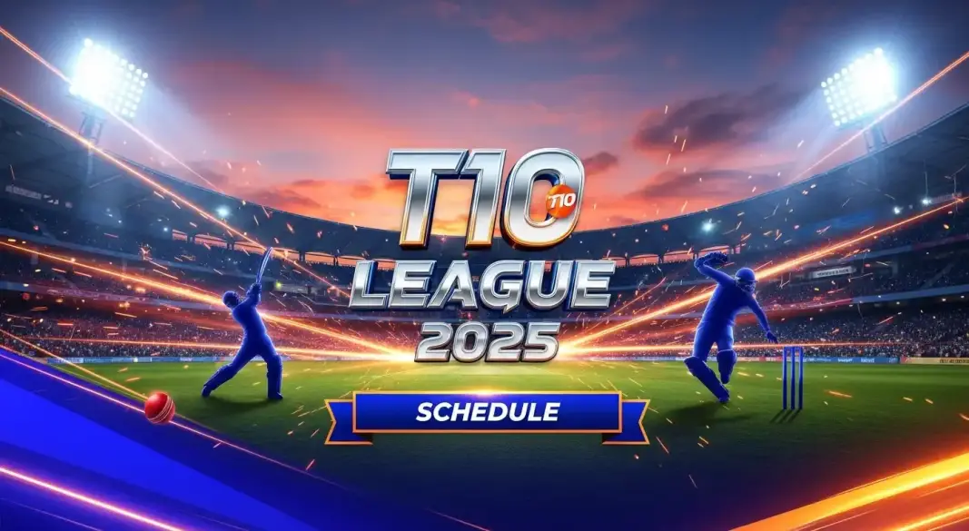 Abu Dhabi T10 League 2025 action at Sheikh Zayed Stadium