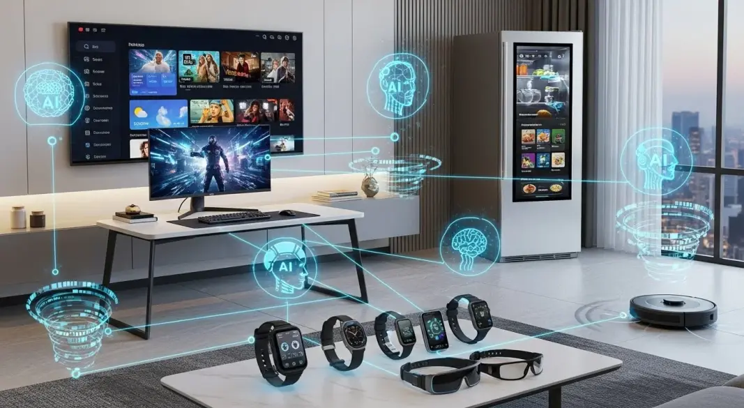 Samsung AI-powered devices showcased at CES 2026