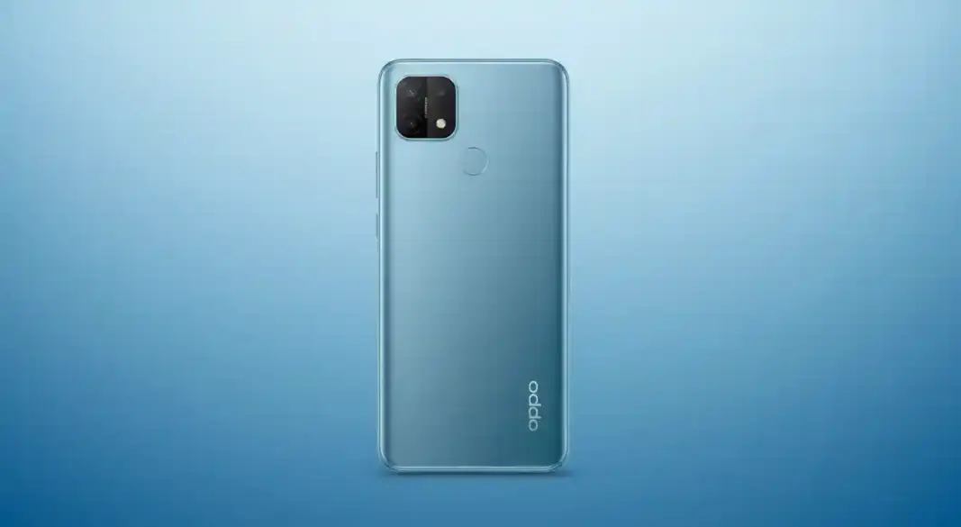 Oppo A15 budget smartphone rear design