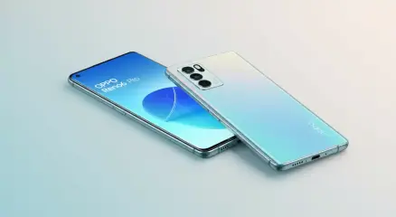 Oppo Reno 6 Pro smartphone design and display