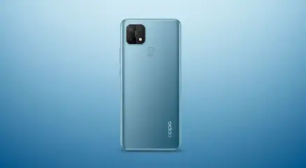 Oppo A15 budget smartphone rear design